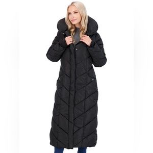 Womens Fleece Lined Parka Coat